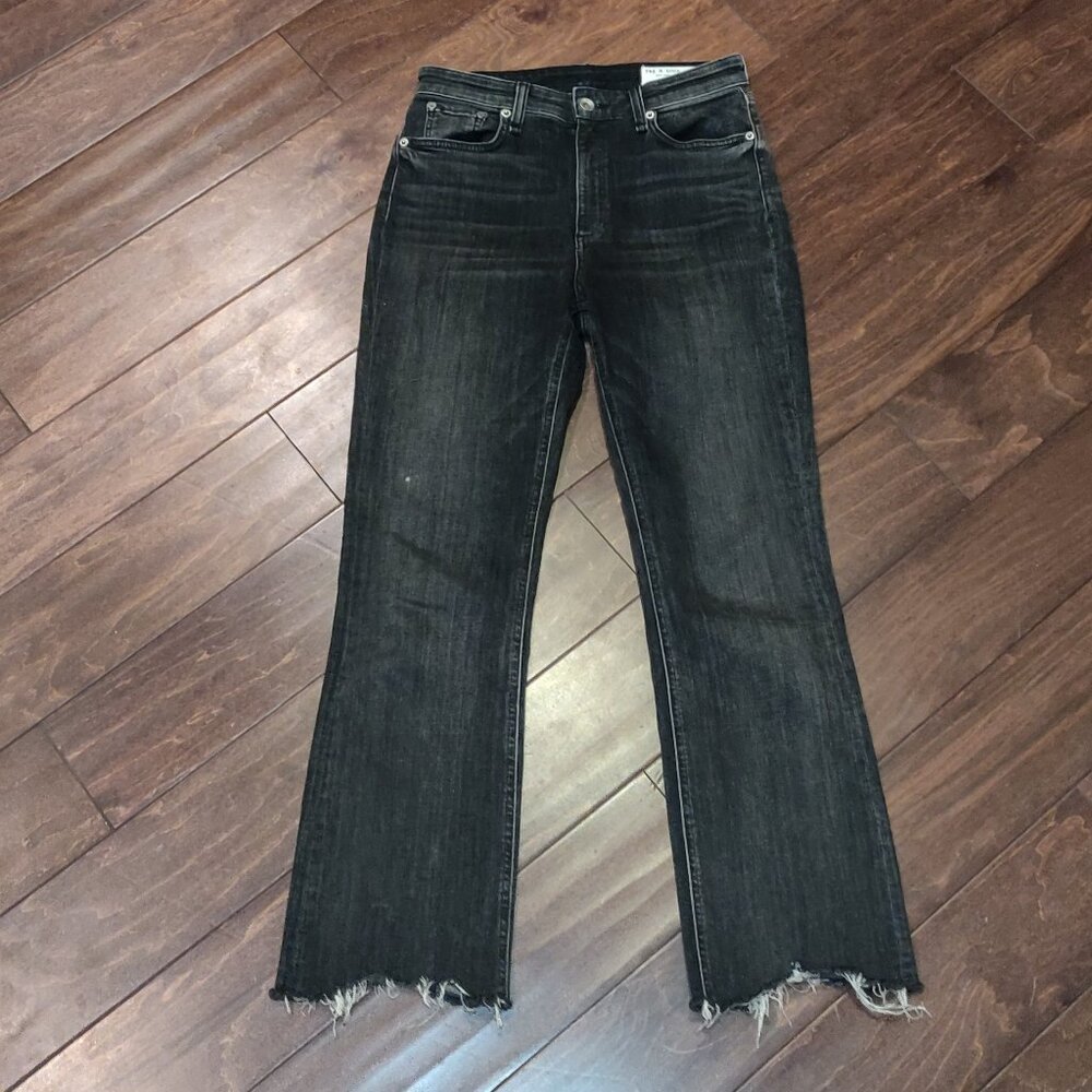 rag & bone Nina High Rise Ankle Flare SIZE 27